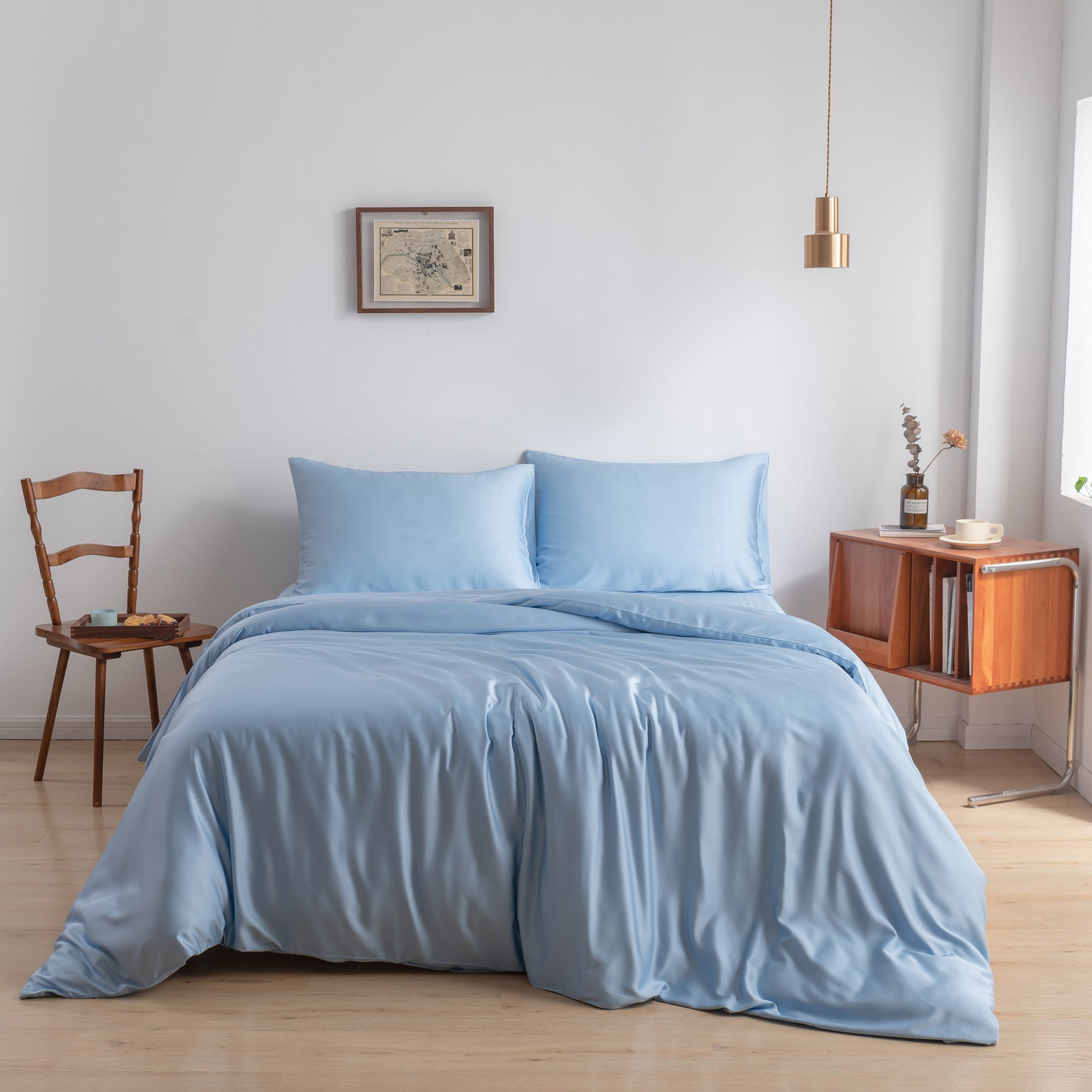Dekbedovertrek - Sky Blue - Premium