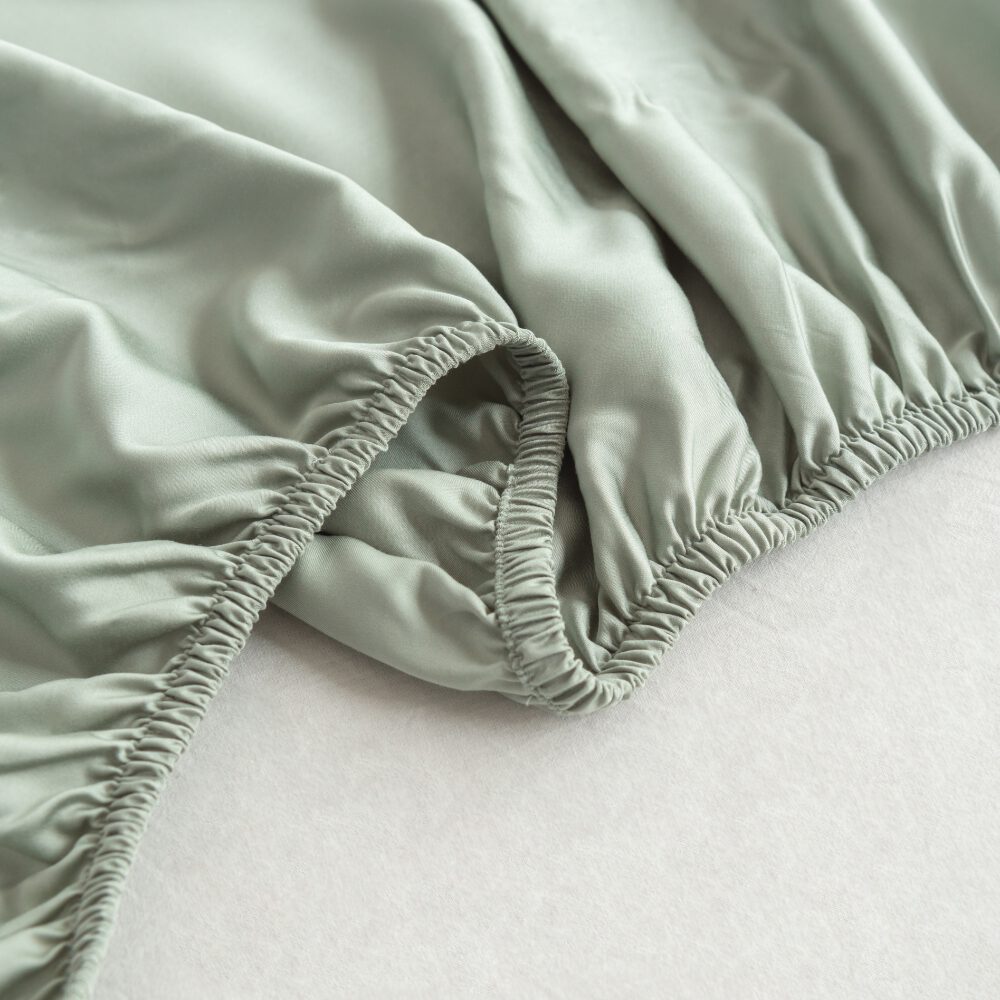 Eenpersoons Beddengoedset Xl - Sage Green