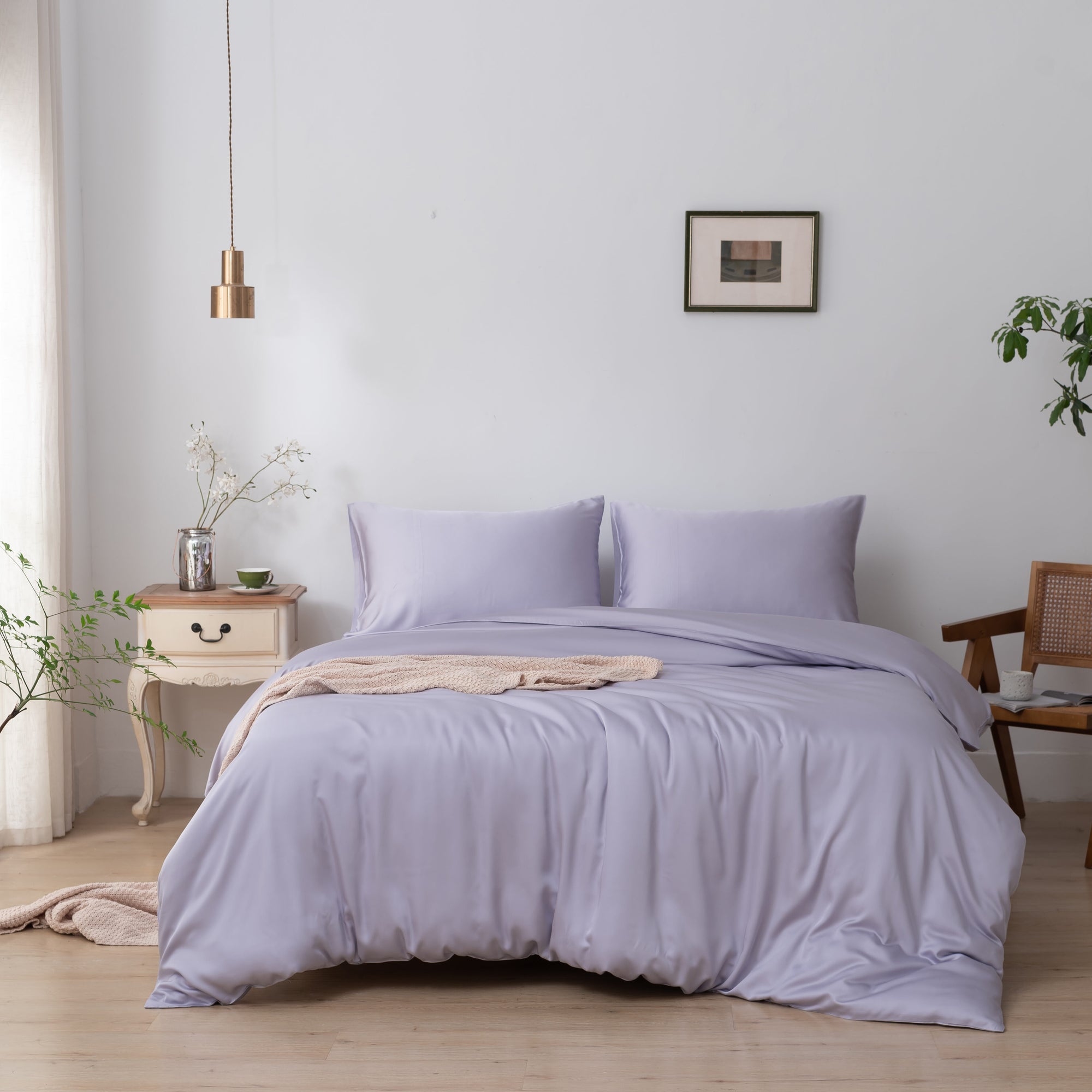 Eenpersoons Beddengoedset Xl - Lavender Mist