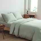 Tweepersoons Beddengoedset L - Sage Green